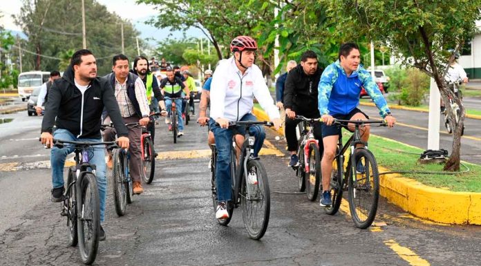 Carlos Soto lidera rodada ciclista por el Día Mundial de la Bicicleta