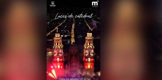 Hoy sábado vuelve el espectáculo “Luces de Catedral” ¡No te lo pierdas!