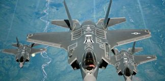 #UltiamaHora || F-35A en movimiento cazas de combate rumbo a Medio Oriente sobrevuelan Italia