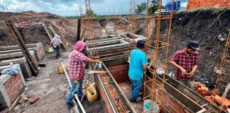 La construcción del nuevo panteón en Ario de Rayón registra un avance del 15 por ciento