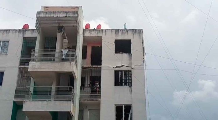 #VIDEO | Se registra estallido en departamento de Villas del Pedregal