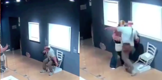 #VIDEO | Turista destruye silla Swarovski inspirada en Van Gogh, tras sentarse para una foto
