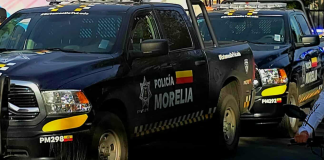 Policía Morelia captura a ebrio sujeto que escapaba de la Guardia Civil