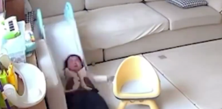 #VIDEO | Niño casi muere mientras jugaba, al enredarse con los cordones de una cortina