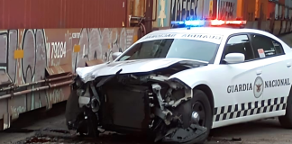 #VIDEO | Patrulla impacta contra tren en la entrada a Pátzcuaro