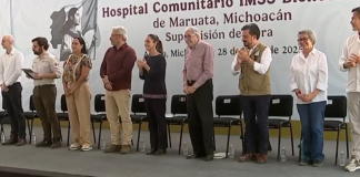Supervisa Claudia Sheinbaum obra del Hospital Comunitario IMSS-Bienestar en Maruata