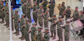 #Galería | Banda de Música de la XII Región Militar sorprende a morelianos con flashmob musical