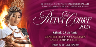 ¡Todo listo para elegir a la Reina de la Feria del Cobre Santa Clara 2025!
