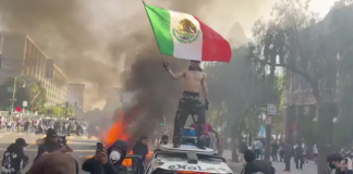 #VIDEO | Protestas contra redadas antimigrantes se intensifican en Estados Unidos