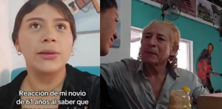 #VIDEO | Desata polémica en redes tras anunciar su embarazo; ella tiene 22 años y él 61