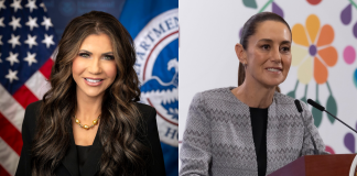 Secretaria de Seguridad Nacional de EU acusa a Claudia Sheinbaum de incitar disturbios