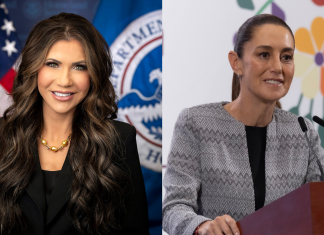 Secretaria de Seguridad Nacional de EU acusa a Claudia Sheinbaum de incitar disturbios