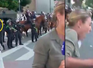 Periodista es herida con un disparo intencional durante redadas migratorias en Los Ángeles