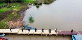 Con drones y lanchas, SSP vigila el lago de Pátzcuaro