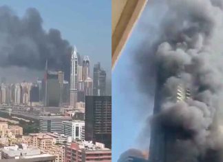 #VIDEO | Incendio en rascacielos de 67 pisos en Dubái provoca evacuación de 3,820 personas