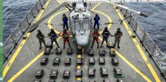 #VIDEO | En un operativo en la mar, se aseguró más de una tonelada de cocaína frente a las costas de Guerrero