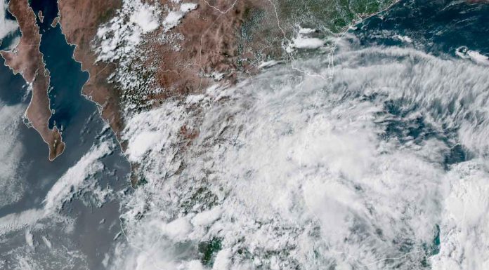 Erick, ahora como tormenta tropical, se ubica en tierra sobre Guerrero