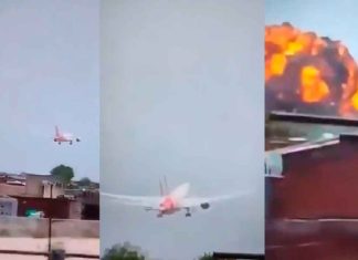 #VIDEO | Avión de Air India se estrella con 242 personas a bordo; no se esperan sobrevivientes