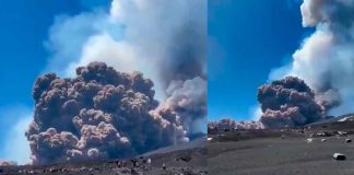 #VIDEO | Alerta roja en Sicilia; el volcán Etna entra en erupción inesperadamente