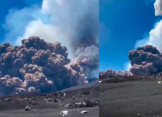 #VIDEO | Alerta roja en Sicilia; el volcán Etna entra en erupción inesperadamente