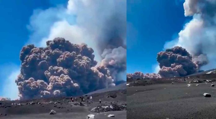 #VIDEO | Alerta roja en Sicilia; el volcán Etna entra en erupción inesperadamente