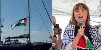 #VIDEO || Dron sobrevuela la Flotilla de la Libertad con Greta Thunberg a bordo