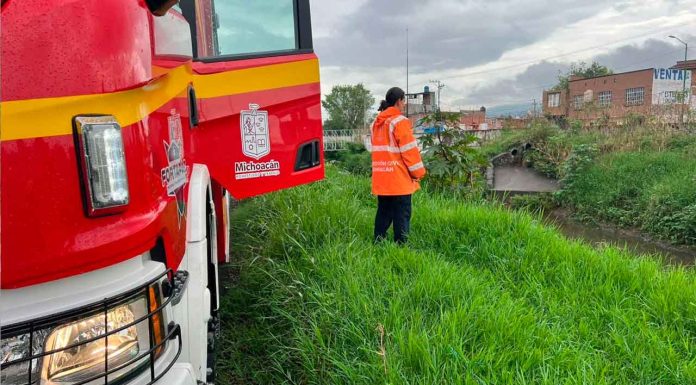 PC Estatal mantiene vigilancia por previsión ante lluvias intensas en Michoacán