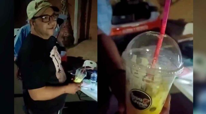 #Video | Mujer se vuelve viral al defender a su pareja en alcoholímetro: “¡Solo era un frappe de rompope!”