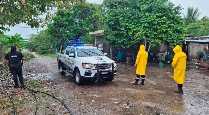 En Lázaro Cárdenas, sólo 7 enramadas han sido afectadas por el paso de la tormenta tropical “Dalila”