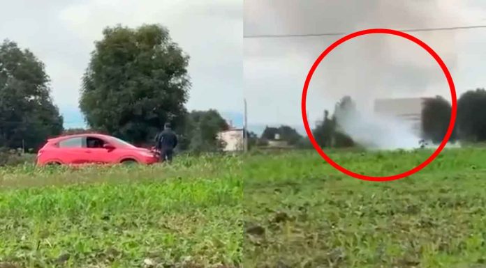 #VIDEO || “Alguien pisó” Reportero capta el momento EXACTO de explosión en Puebla