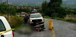 Joven muere al accidentarse a bordo de su motocicleta, en Tlazazalca