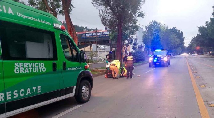 Se accidentan 2 motociclistas en diferentes sitios de Morelia