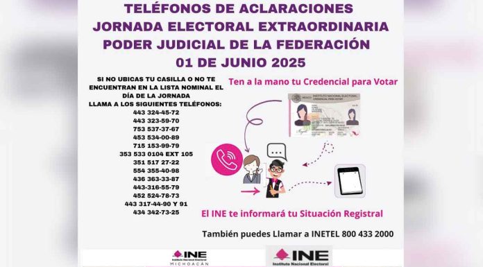 Si no localizas tu casilla o no te encuentras en la lista nominal, el INE te apoya el día de la jornada electoral