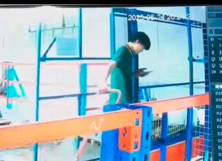 #VIDEO | Hombre cae al hueco de un ascensor por distraerse con el celular