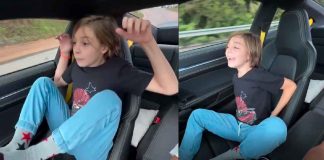 #VIDEO || Niño “vuela” por unos segundos como copiloto en un Porsche 911 Turbo S
