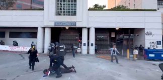 #VIDEO | Redadas migratorias en Los Ángeles desatan fuerte polémica por el uso de tácticas agresivas