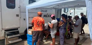 Continúan las acciones de atención tras el paso del huracán Erick en Oaxaca y Guerrero