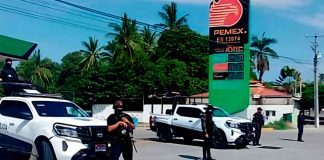 #VIDEO | Refuerzan seguridad en gasolineras de Buenavista ante amenazas del crimen organizado