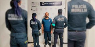 Policía Morelia detiene a sujeto por allanamiento de vivienda en Bosque Monarca