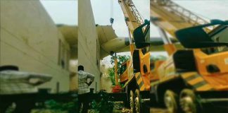 #VIDEO || Comienza la Remoción de Restos del Boeing 787: Así Sacaron la Parte Trasera del Fuselaje