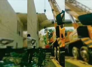 #VIDEO || Comienza la Remoción de Restos del Boeing 787: Así Sacaron la Parte Trasera del Fuselaje