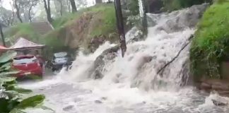 #VIDEO || ¡Impactante desborde en Naucalpan! Presa Los Cuartos inunda calles y alarma a vecinos