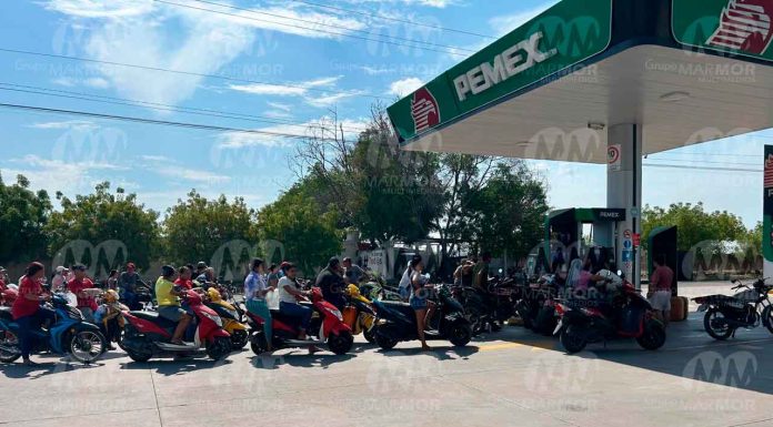 #VIDEO | Refuerzan seguridad en gasolineras de Buenavista ante amenazas del crimen organizado