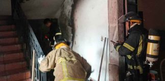 Se registra incendio en pequeña bodega de la Catedral de San Jerónimo, Tacámbaro