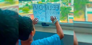 Desde su cama en el hospital, un niño de Tampico regala a su papá el mensaje más puro de amor en el Día del Padre