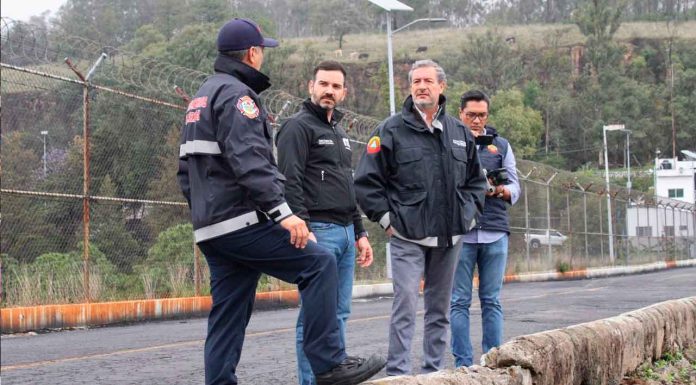 Realiza Yankel Benítez recorrido de supervisión en Presa de Cointzio