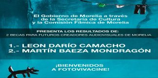 SeCultura Morelia y Fotoviva presentan ganadores de becas en artes y ciencias cinematográficas