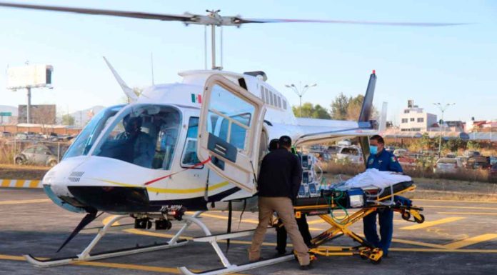 SSP lleva 80 vuelos de atención prehospitalaria en lo que va del año en Michoacán