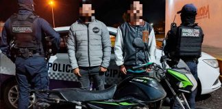 Detenidos en flagrancia, dos en portación de casi un kilo de marihuana en Zamora: SSP