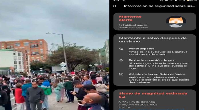 #Video | Colombia tiembla: Sismo de magnitud 6.5 desata pánico y evacuaciones